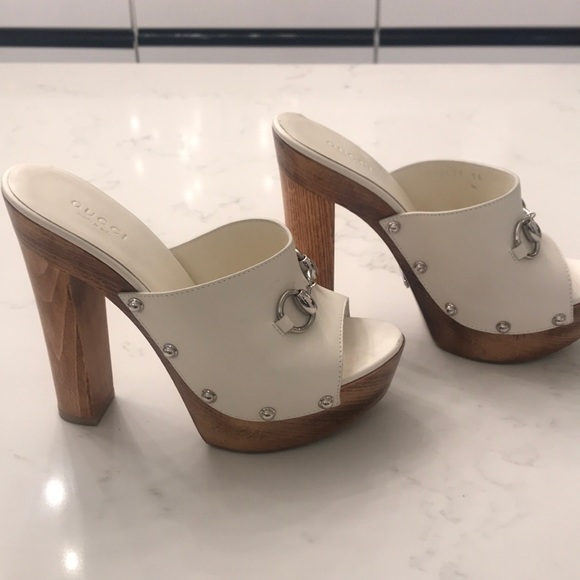 Gucci platform sandals white without box - Picture 2 of 4